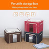 Home Stuff Storage Boxes | Closet Organizer Cloth Storage Boxes for Wardrobe - 88 Litre askddeal.com